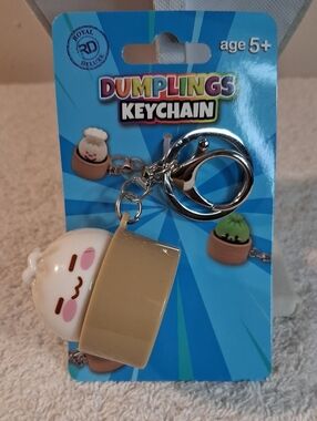 Dumplings Keychain Cute White Dumpling - Royal Deluxe Style